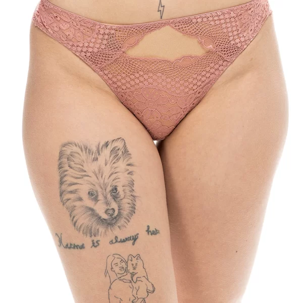 Γυναικείο εσώρουχο brazilian με δαντέλα-36-3018c