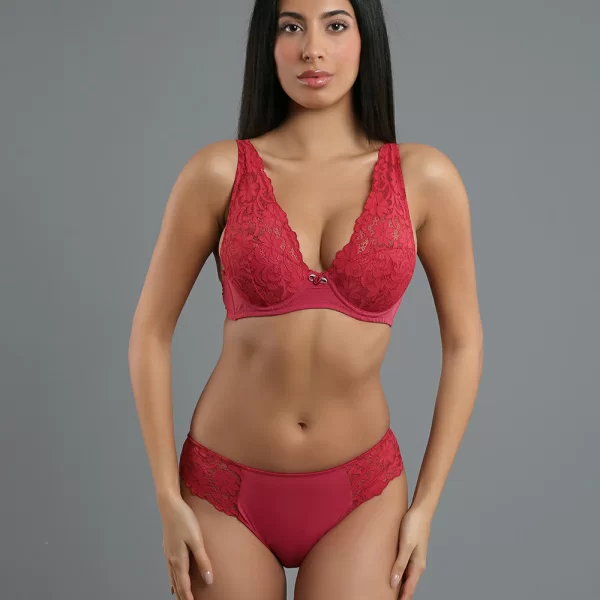 New Bra New Bra γυναικείο σετ εσωρούχων με σουτιέν και brazilian σλιπ (B Cup)-33-4156b