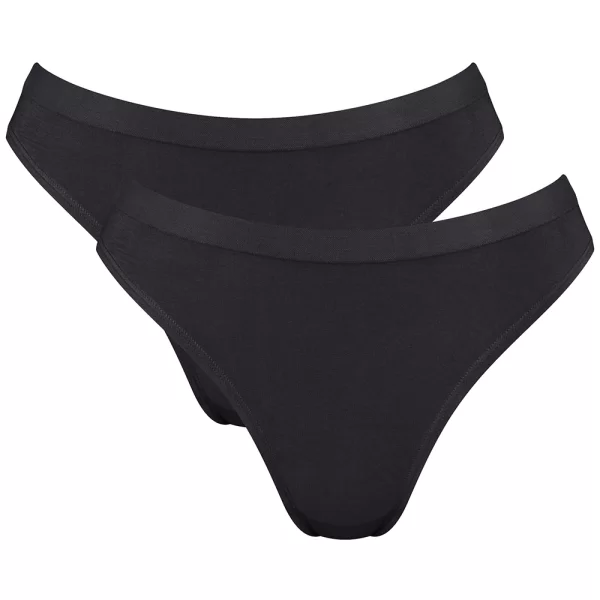 Sloggi Sloggi Γυναικεία εσώρουχα απο ύφασμα modal Sloggi Go Sence High Leg 2P(Συσκ. 2 τεμαχίων)-10225668-0004