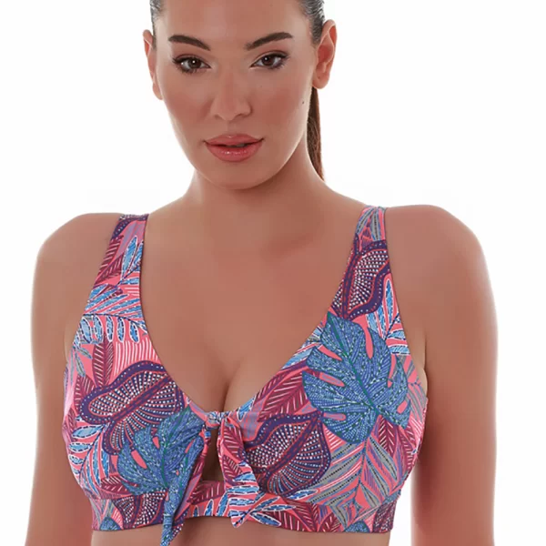 BluePoint Bluepoint γυναικείο μαγιό bikini top τρίγωνο με μεταλλικό κούμπωμα στο πίσω μέρος 