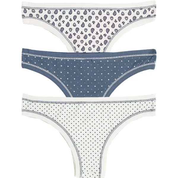 Cotonella Γυναικεία εσώρουχα Brasiliano slip (3τμχ)-GD139-I403-3G100