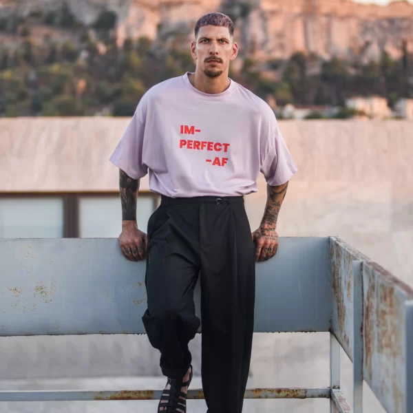  Oversized Pink T-Shirt I'm-Perfect AF