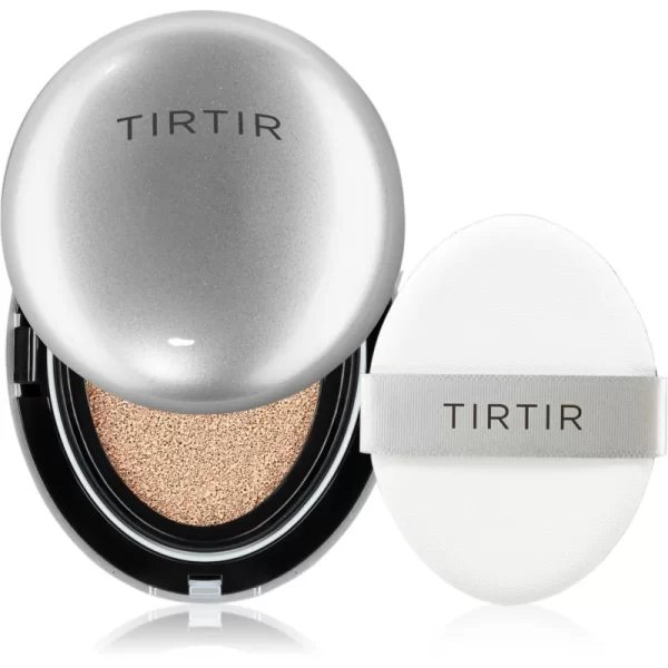 TIRTIR TIRTIR Mask Fit Aura Cushion ενυδατικό make-up σε σφουγγαράκι για λαμπρή επιδερμίδα απόχρωση 25N Mocha 18 γρ