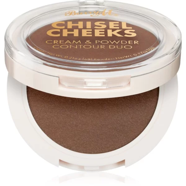 Barry M Barry M Chisel Cheeks μικρή παλέτα περιγράμματος διπλό Medium 11 γρ