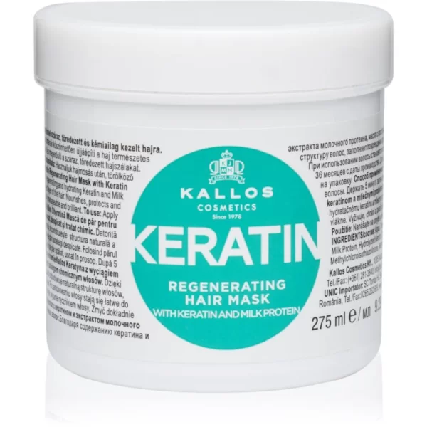 Kallos KJMN Professional Keratin μάσκα μαλλιών με κερατίνη 275 ml
