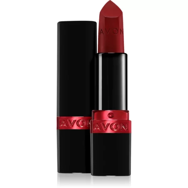 AVON Avon Ultra Matte ματ ενυδατικό κραγιόν απόχρωση Red Supreme 3.6 γρ