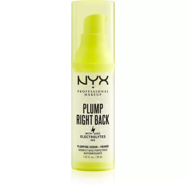 NYX PROFESSIONAL MAKEUP NYX Professional Makeup Plump Right Back Plump Serum And Primer μακράς διαρκείας βάση 30 ml