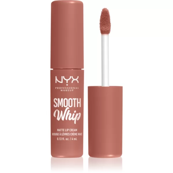 NYX PROFESSIONAL MAKEUP NYX Professional Makeup Smooth Whip Matte Lip Cream βελούδινο κραγιόν με λειαντικό αποτέλεσμα απόχρωση 23 Laundry Day 4 μλ
