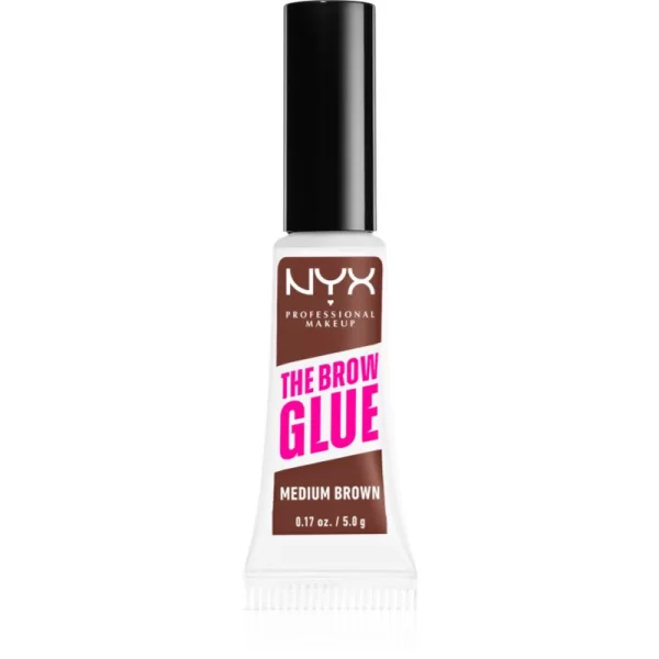 NYX PROFESSIONAL MAKEUP NYX Professional Makeup The Brow Glue τζελ για τα φρύδια απόχρωση 03 Medium Brown 5 γρ