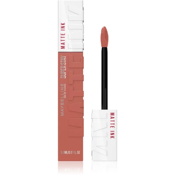 Maybelline New York MAYBELLINE NEW YORK SuperStay Matte Ink ματ υγρό κραγιόν για μακρόχρονη επίδραση απόχρωση 65 Seductress 5 ml