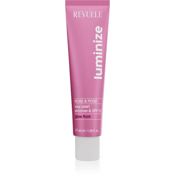 Revuele Luminize λαμπρυντικό υγρό SPF 20 απόχρωση Rose & Pose 40 ml