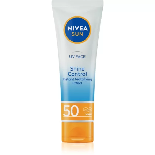 Nivea NIVEA SUN UV FACE ελαφριά ματ κρέμα προσώπου για ηλιοθεραπεία SPF 50 50 ml