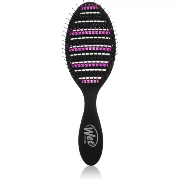 Wet Brush Wet Brush Speed Dry Charcoal infused βούρτσα για όλους τους τύπους μαλλιών 1 τμχ