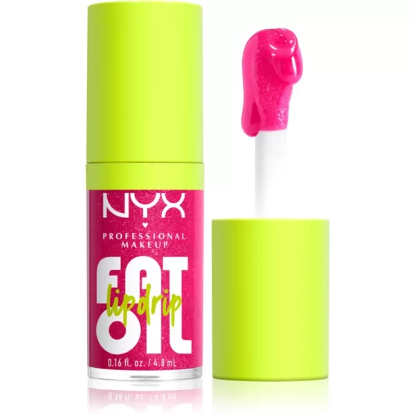 NYX Professional Makeup Fat Oil Lip Drip Έλαιο για τα χείλη απόχρωση 03 Supermodel 4,8 ml