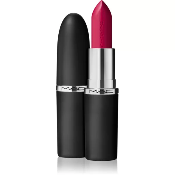 MAC Cosmetics MAC Cosmetics MACximal Sleek Satin Lipstick κρεμώδες ενυδατικό κραγιόν απόχρωση Maraschino, Much? 3.5 γρ