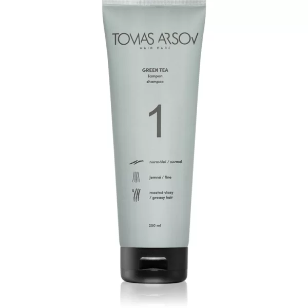 Tomas Arsov Green Tea Shampoo καθαριστικό και καταπραϋντικό σαμπουάν για καθημερινή χρήση 250 ml