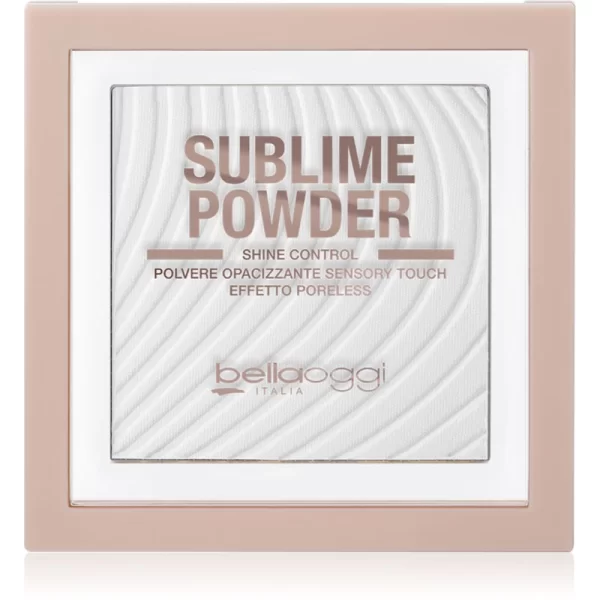bellaoggi bellaoggi Sublime Powder Shine Control συμπαγής διάφανη πούδρα με ματ αποτελέσματα απόχρωση Supernova 9 γρ