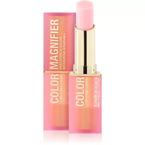 bellaoggi Color Magnifier Lip Balm ενυδατικό βάλσαμο με χρώμα για τα χείλη απόχρωση Rose Shadow 3 γρ