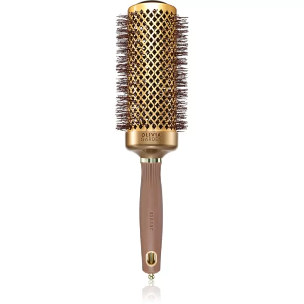 Olivia Garden Expert Blowout Speed Gold&Brown στρογγυλή βούρτσα για τα μαλλιά 55mm 1 τμχ