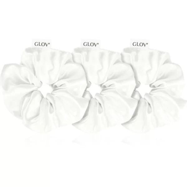 GLOV GLOV Satin Scrunchies S/M/L λαστιχάκια για τα μαλλιά Beige 3 τμχ