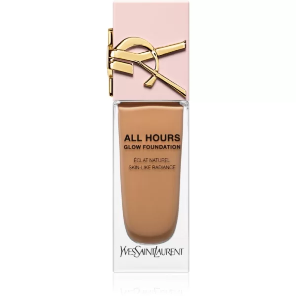 YVES SAINT LAURENT Yves Saint Laurent All Hours Glow Foundation μακράς διαρκείας μεικ απ απόχρωση MN8 25 ml