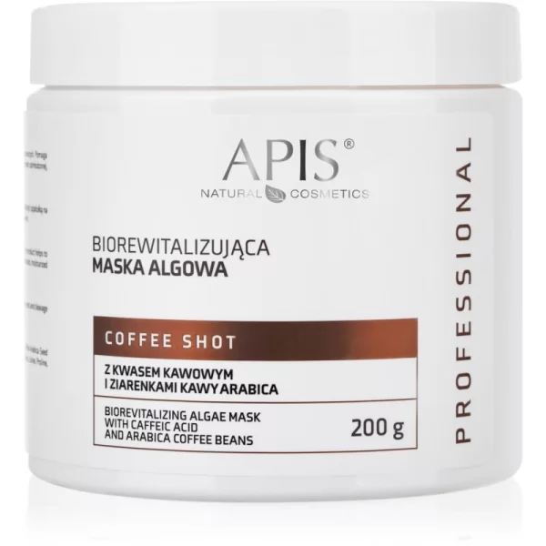 Apis Natural Cosmetics Apis Natural Cosmetics Coffee Shot αναζωογονητική μάσκα με εκχυλίσματα απο καφέ 200 γρ