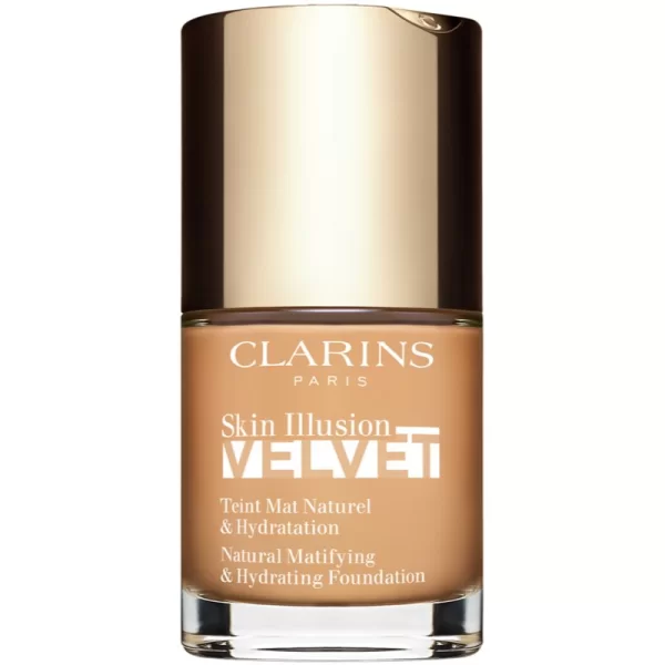 Clarins Clarins Skin Illusion Velvet Υγρή ματ βάση με θρεπτικό αποτέλεσμα απόχρωση 108.5W 30 ml
