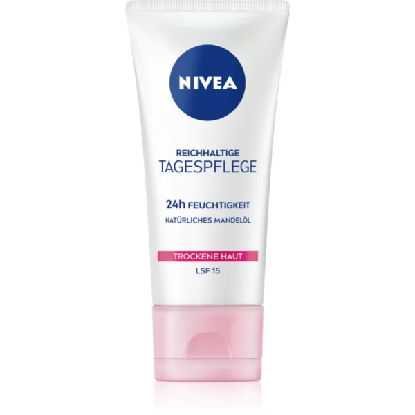Nivea NIVEA Nourishing θρεπτική κρέμα ημέρας για ξηρή επιδερμίδα SPF 15 50 ml