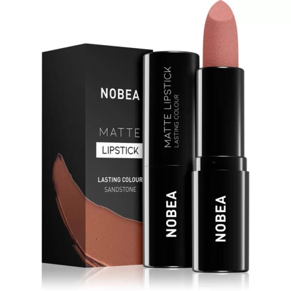 NOBEA Day-to-Day Matte Lipstick ματ κραγιόν απόχρωση Sandstone #M20 3 γρ