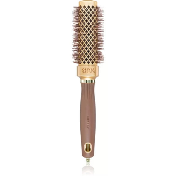Olivia Garden Expert Straight Wavy τετράγωνη βούρτσα για στέγνωμα 30 mm 1 τμχ