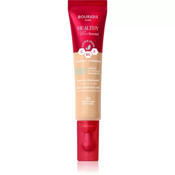 Bourjois Healthy Mix Serum ενυδατικός διορθωτής Για πρόσωπο και τη περιοχή των ματιών απόχρωση 53 Golden Beige 13 ml
