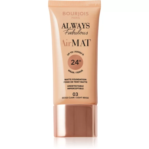 Bourjois Bourjois Air Mat ματ μεικ απ απόχρωση 03 Light Beige 30 ml