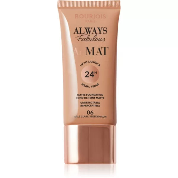 Bourjois Air Mat ματ μεικ απ απόχρωση 06 Golden Sun 30 ml