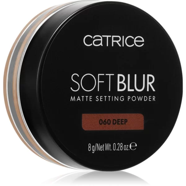 Catrice Soft Blur Matte Setting Powder χαλαρή πούδρα σταθεροποίησης απόχρωση 060 Deep 8 γρ