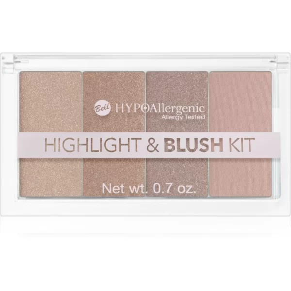 Bell Hypoallergenic παλέτα highlighters και ρουζ 20 γρ