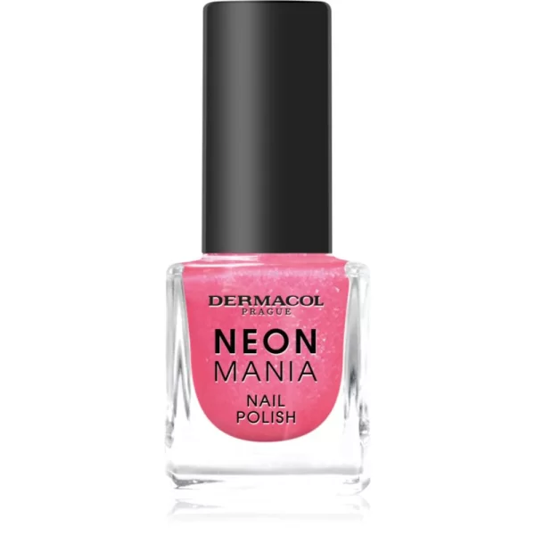 Dermacol Dermacol Neon Mania βερνίκι νυχιών απόχρωση 5 Bubblegum pink 5 ml