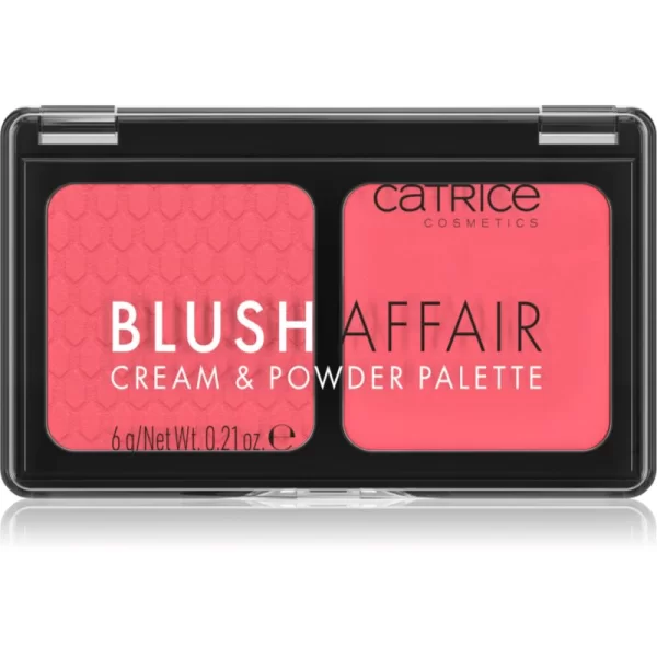 Catrice Blush Affair διπλό ρουζ απόχρωση 010 Stunning Strawberry 6 γρ