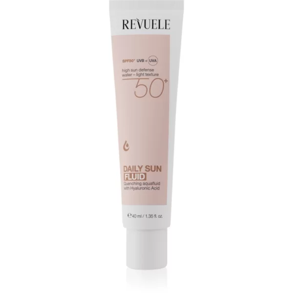 Revuele Daily Sun Fluid SPF 50+ ελαφρύ προστατευτικό υγρό SPF 50+ 40 ml