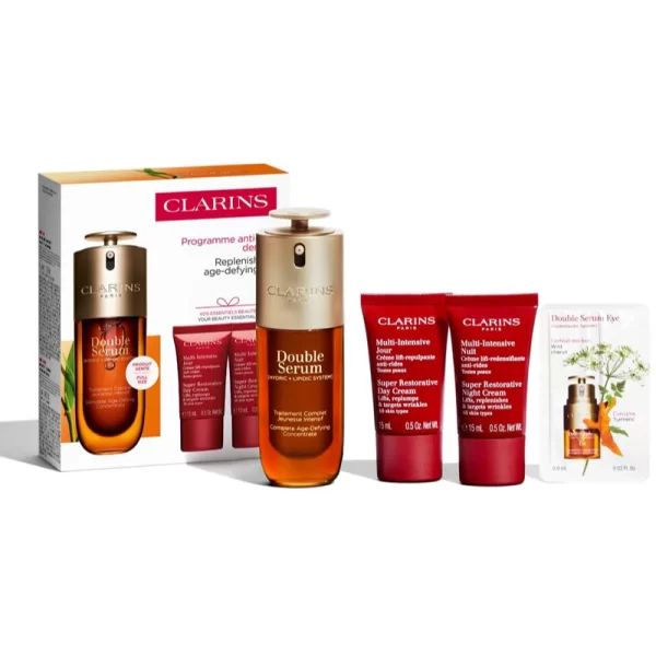 Clarins Double Serum & Super Restorative Set σετ δώρου για ώριμη επιδερμίδα προσώπου
