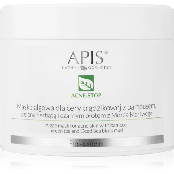 Apis Natural Cosmetics Apis Natural Cosmetics Acne-Stop Professional μάσκα για καθαρισμό και απαλότητα για λιπαρή επιδερμίδα με τάση για ακμή 100 γρ