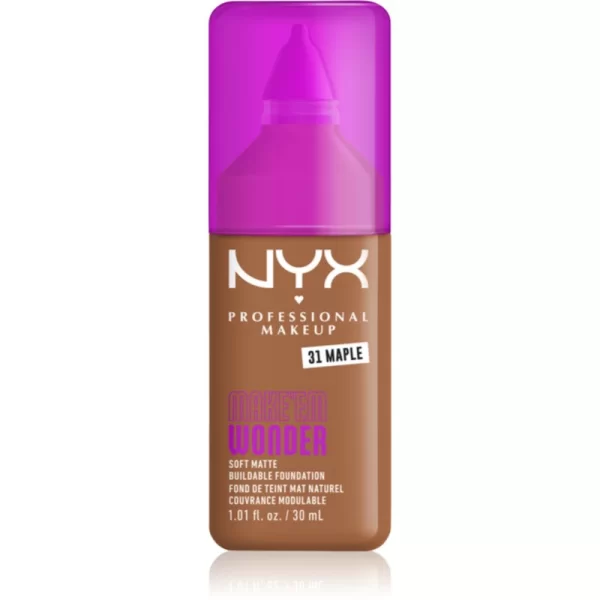NYX Professional Makeup Make ‘Em Wonder ελαφρύ ματ μεικ απ απόχρωση 31 Maple 30 ml