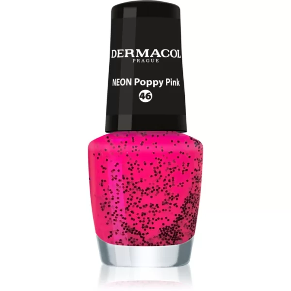 Dermacol Dermacol Neon βερνίκι νυχιών νέον απόχρωση 46 Poppy Pink 5 ml