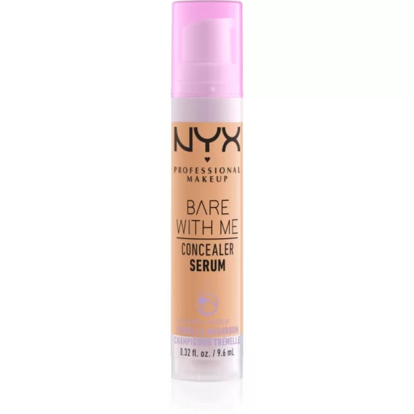 NYX Professional Makeup Bare With Me Concealer Serum ενυδατικός διορθωτής 2 σε 1 απόχρωση 5.5 Medium Golden 9,6 ml