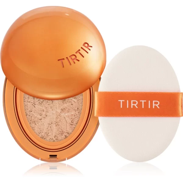TIRTIR Mask Fit AI Filter Cushion μακράς διαρκείας μεικ απ σε σφουγγαράκι με ματ αποτελέσματα απόχρωση 21N Ivory 18 γρ