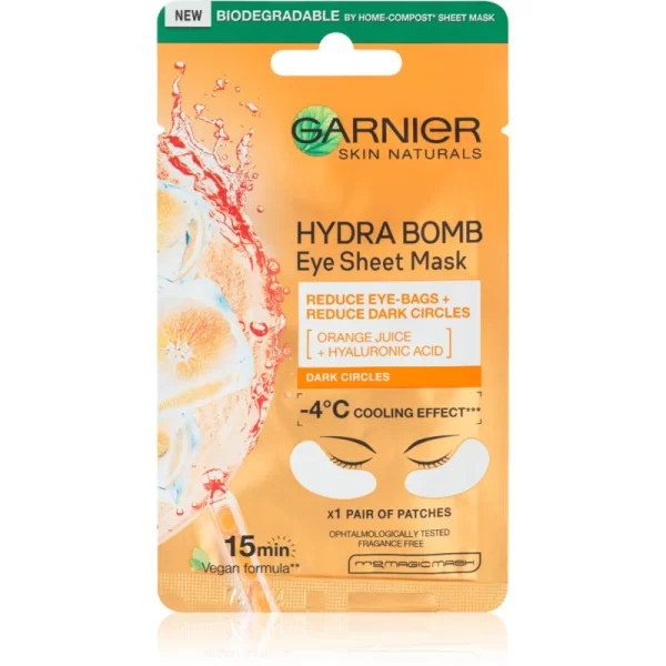 Garnier Garnier Textil Masks Hydra Bomb διεγερτική μάσκα ματιών 6 γρ
