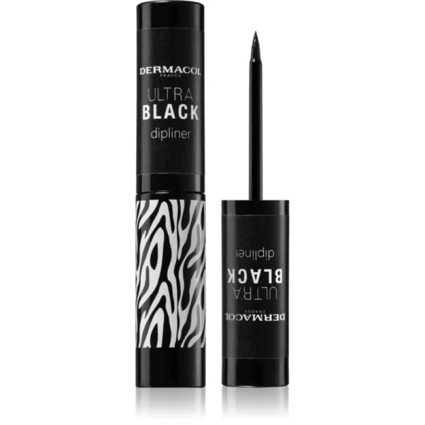 Dermacol Black Sensation Ultra Black υγρό λάινερ ματιών απόχρωση Black 2.8 ml