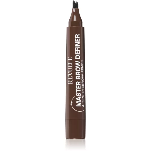 Revuele Master Brow Definer 4 Tips Eyebrow Pencil ακριβής μολύβι για τα φρύδια απόχρωση Medium 2.2 ml