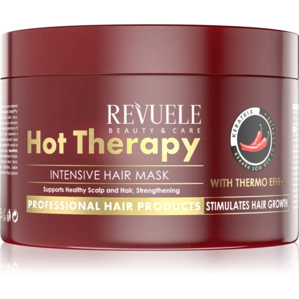 Revuele Revuele Hot Therapy Intensive Hair Mask εντατικά αναζωογονοτική μάσκα για ξηρά και εύθραυστα μαλλιά 500 ml