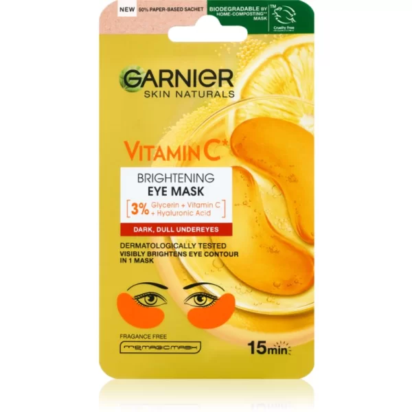 Garnier Garnier Vitamin C μάσκα λάμψης και ενυδάτωσης Γύρω από τα μάτια με βιταμίνη C 5 γρ