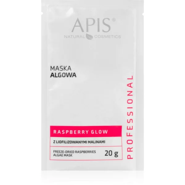 Apis Natural Cosmetics Apis Natural Cosmetics Raspberry Glow λαμπρυντική μάσκα προσώπου 20 γρ